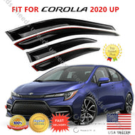 For Corolla standard 4 door 2020 up OEJDM Window Visor Rain Guard Deflectors