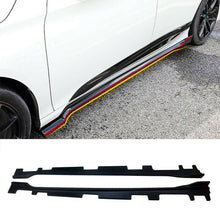 Load image into Gallery viewer, For Honda Accord 2018-2020 Gloss Black Side Skirt Extension Lip with Red Trim
