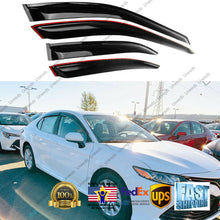 Load image into Gallery viewer, For fit 2018 2019 TOYOTA CAMRY OE JDM STYLE WINDOW VISOR RAIN GUARD DEFLECTOR
