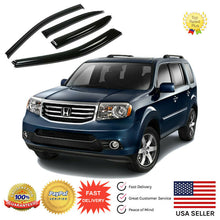 Load image into Gallery viewer, Fits Honda Pilot 2009-15 Rain Sun Guard Window Visors Vent Shade Door Deflector
