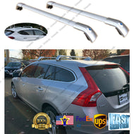 FIT For VOLVO V60 2010-2019 Sliver Roof Rack Crossbar Luggage Carrier