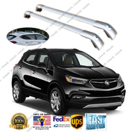 Top Roof Rack Fit 2013-19 Buick Encore Silver Baggage Luggage Cross Bar Crossbar