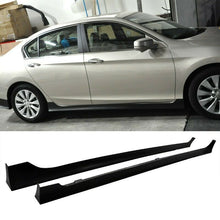 Load image into Gallery viewer, for 2013-2017 Honda Accord Sedan 4-Door MOD Style Black Side Skirts Body Kit
