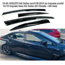 Load image into Gallery viewer, Fit 2012-2020 WRX STI sedan Impreza 3D JDM MUGEN STYLE WINDOW VISOR VENT SHADE
