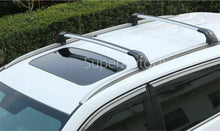 Load image into Gallery viewer, Fit Toyota RAV4 2019-2020 Baggage Luggage Black&amp;Silver Tap Roof Rack Cross Bar
