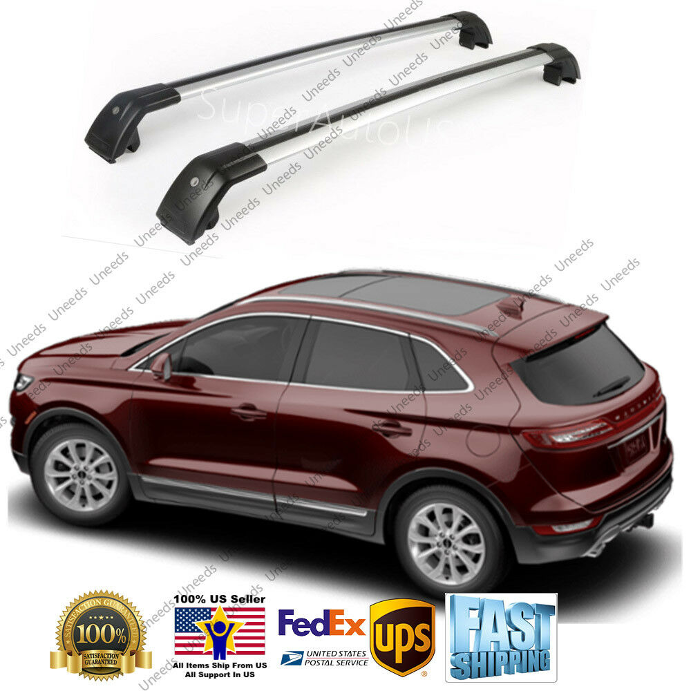 FIT For Lincoln MKX 2016-2019 Roof Rack Cross Bar Crossbar Luggage Carrier