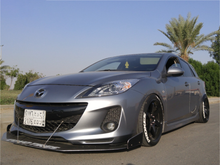 Load image into Gallery viewer, Fit For 2010-2013 Mazda 3 JDM VIP Mod Style Side Skirts 4/5dr Body Kit Black
