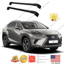 Load image into Gallery viewer, Black Top Roof Rack For LEXUS NX200t NX300H 2015-2020 Baggage Luggage Cross Bar
