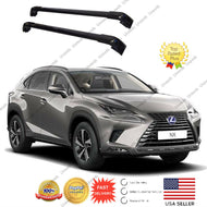 Black Top Roof Rack For LEXUS NX200t NX300H 2015-2020 Baggage Luggage Cross Bar