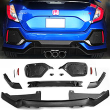 Load image into Gallery viewer, Fits 17-21 Honda Civic Hatchback Type-R Rear Bumper Lip Conversion Kit
