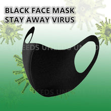 Load image into Gallery viewer, 10 PC Reusable Black Cloth Mask Washable Face Cover Mouth Protective
