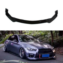 Load image into Gallery viewer, For 2014-2017 Infiniti Q50 sport Glossy Black Front Bumper Lip Spoiler Splitter
