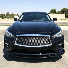 Load image into Gallery viewer, For 2014-2017 Infiniti Q50 sport Glossy Black Front Bumper Lip Spoiler Splitter
