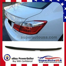 Load image into Gallery viewer, OE STYLE LIP SPOILER fits the 2013 - 2017 HONDA ACCORD 4DR Unpainted/Matte Black
