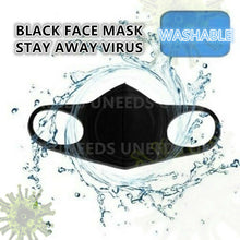 Load image into Gallery viewer, 10 PC Reusable Black Cloth Mask Washable Face Cover Mouth Protective
