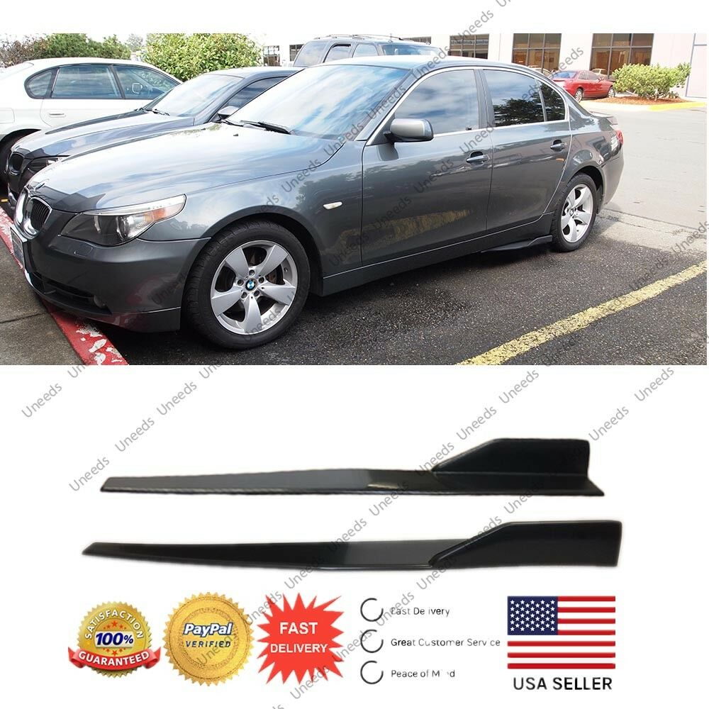 A Pair Newest Universal Carbon Fiber Side Skirts Body Kit 75cm/ 29.5