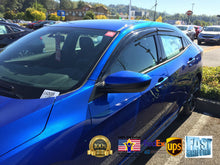 Load image into Gallery viewer, Fit 17-21 Honda Civic Hatchback 3D JDM STYLE WINDOW VISOR VENT SHADE Deflectors
