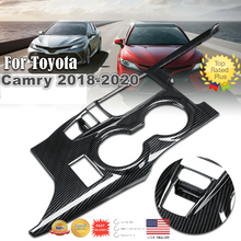 Load image into Gallery viewer, Carbon Fiber Look Inner Gear Shift Box Panel Cover Trim For Toyota Camry 2018-20
