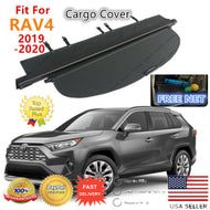 Fit 2019-2020 Toyota RAV4 REAR TRUNK RETRACTABLE CARGO COVER Plus Free NET