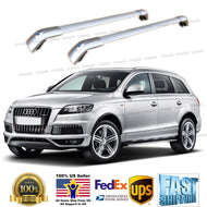 Sliver Top Roof Rack Fit FOR 2010-15 AUDI Q7 Baggage Luggage Cross Bar Crossbar