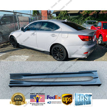 Load image into Gallery viewer, For Lexus IS 250 2005-2013 MOD Style ABS Black Side Skirts Body kit
