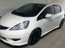 Load image into Gallery viewer, for 09-14  Honda Fit JAZZ 3D JDM MUGEN STYLE SMOKED WINDOW VISOR VENT SHADE Wind
