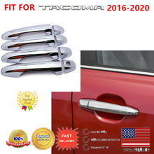 Load image into Gallery viewer, Door Handle Cover Fit For Toyota Tacoma 2016 2020 Mirror Chrome Molding ABS Trim
