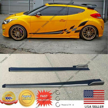 Load image into Gallery viewer, MOD Style Unpainted Black Side Skirts Body Kit for Hyundai Veloster 2012-2017
