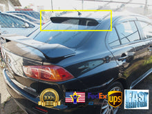 Load image into Gallery viewer, Mugen Style 3D Wavy Black Rear Roof Window Visor Spoiler fit 2008-17 Lancer EVO
