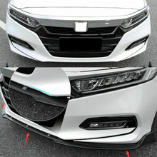 Load image into Gallery viewer, Fit Fit For 2018- 2020 Honda Accord 4Dr Sedan Carbon Fiber Front Lip Spoiler
