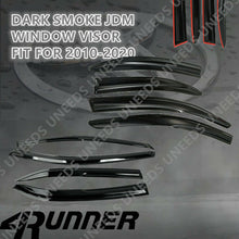 Load image into Gallery viewer, JDM STYLE SMOKED WINDOW VISOR FOR 2010-20 4RUNNER
