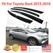 Load image into Gallery viewer, FOR 13-18 TOYOTA Rav4 JDM 3D MUGEN STYLE WINDOW VISOR VENT RAIN GUARD DEFLECTOR
