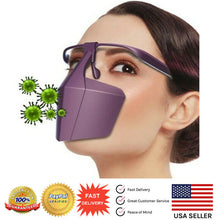 Load image into Gallery viewer, Reusable Plastic Mask Face Shield Breathable Protective Facial Cover Anti-Splash
