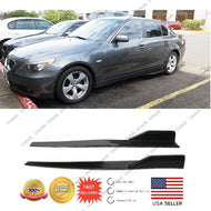 1 Pair Carbon Fiber Color Side Skirts Body Kit Rocker Panels Splitters Wings