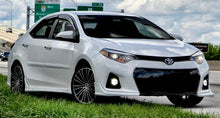 Load image into Gallery viewer, Fit For 2014-2019 Toyota Corolla JDM Style Unpainted Black Side Body Skirts
