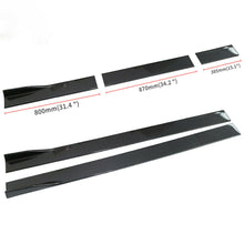 Load image into Gallery viewer, Carbon Fiber Painted Side Skirt Extensions Splitters Lip  78.7&quot;/2m for BMW
