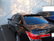 Load image into Gallery viewer, For 2008-2012 Honda Accord 4 Dr ABS Black Rear Roof Window Visor Spoiler 3D JDM
