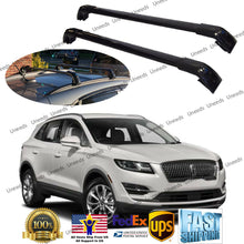 Load image into Gallery viewer, Top Roof Rack Fit Lincoln MKC 2013-2019 Black Baggage Luggage Cross Bar Crossbar
