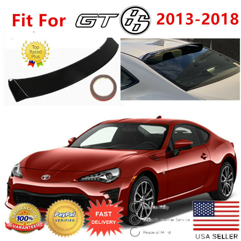 Fit For 2013-2018 GT86 Scion FR-S BRZ Back Rear Roof window  Visor Spoiler Wing