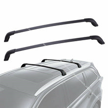 Load image into Gallery viewer, Fit for 14-18 Toyota Highlander LE OE Style Roof Rack Cross Bars Black Pair Set
