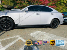 Load image into Gallery viewer, For Lexus IS 250 2005-2013 MOD Style ABS Black Side Skirts Body kit
