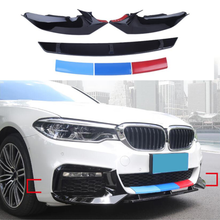 Load image into Gallery viewer, Fits 2017-2020 BMW G30 5 Series M-Tech M Sport Gloss Black Front Bumper Lip
