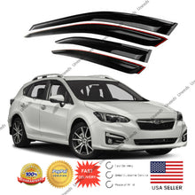 Load image into Gallery viewer, Fit 2018 2019 SUBARU XV CROSSTREK OE JDM STYLE WINDOW VISOR VENT SHADE Deflector
