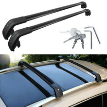 Load image into Gallery viewer, Top Roof Rack For Hyundai Santa Fe Sport 13 - 18 Baggage Luggage Cross Bar Black
