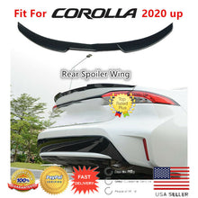 Load image into Gallery viewer, Fit For Toyota Corolla 2020up Unpainted Matte Black Rear Tail Trunk Spoiler Wing
