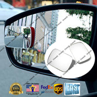 White Blind Spot Mirror Wide Angle Rear View Car Side Mirror for Subaru