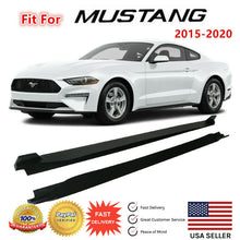 Load image into Gallery viewer, Fit FOR 2015-2020 FORD MUSTANG SIDE SKIRTS UNDER BOARD EXTENSION PANEL BODY KIT
