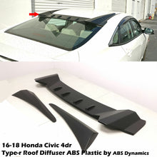 Load image into Gallery viewer, Rear Window Roof Spoiler For 10th Honda CIVIC 2016 2017 2018 Sedan R style Visor
