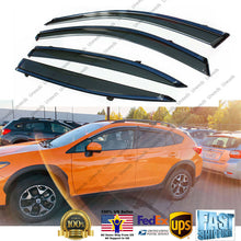 Load image into Gallery viewer, OE Style Chrome Trim Window Visor Rain Deflectors Subaru Crosstrek XV 2018-21
