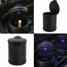 Load image into Gallery viewer, Blue-LED-Ashtray-Auto-Car-Truck-Ash-Cylinder-Holder-Portable-Vehicle-Ashtray
